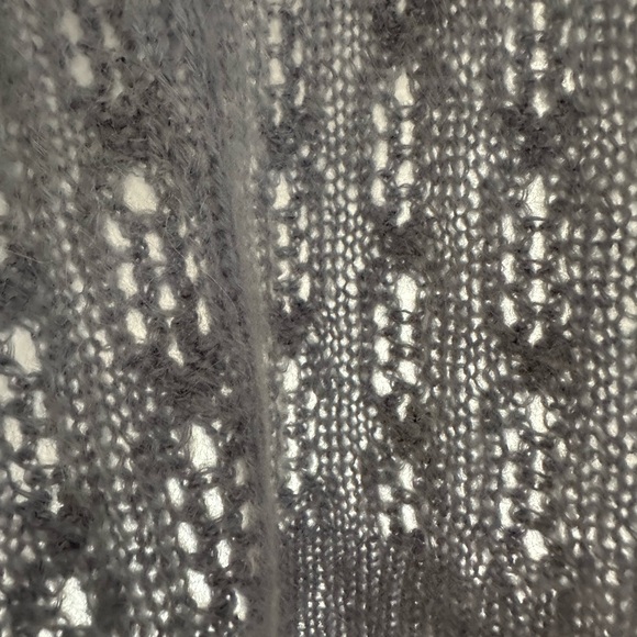 J. Crew Women's blue Cable Knit Sweater - Picture 7 of 7